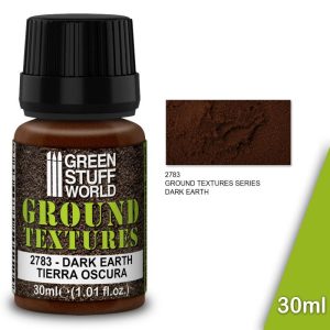 Green Stuff World   Texture Pastes Earth Textures - DARK EARTH 30ml - 8435646501437ES - 8435646501437