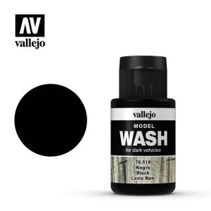 Vallejo   Vallejo Washes Black Wash - VAL76518 - 8429551765183