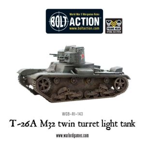 Warlord Games (Direct) Bolt Action  Finland (BA) Finnish T-26A M32 Twin Turret Light Tank - WGB-FN-143 -