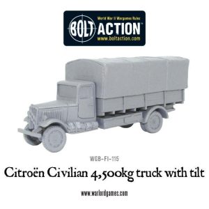 Warlord Games (Direct) Bolt Action  France (BA) Citroen Civilian 4,500kg truck with Canopy - WGB-FI-115 -