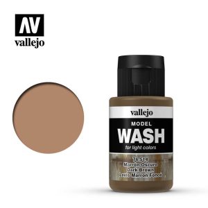 Vallejo   Vallejo Washes Dark Brown Wash - VAL76514 - 8429551765145