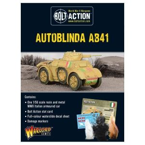 Warlord Games Bolt Action  Italy (BA) Italian Autoblinda AB41 - 402418002 - 5060200848456