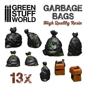Green Stuff World   Green Stuff World Conversion Parts Resin Garbage bags - 8435646504193ES - 8435646504193