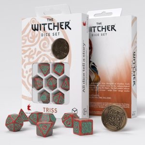 Q-Workshop   The Witcher Dice The Witcher Dice Set. Triss. Merigold the Fearless - SWTR4K -