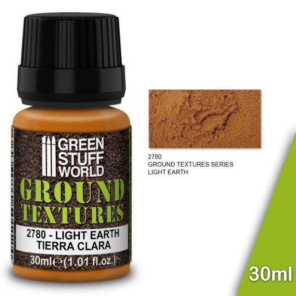 Green Stuff World   Texture Pastes Earth Textures - LIGHT EARTH 30ml - 8435646501406ES - 8435646501406
