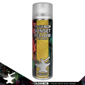 The Colour Forge   Spray Paint Colour Forge Sunset Yellow Spray (500ml) - TCF-SPR-021 - 5060843101345