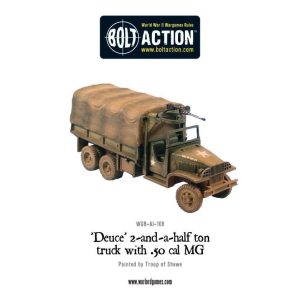Warlord Games (Direct) Bolt Action  United States of America (BA) US 'Deuce' 2-and-a-half ton truck with 50cal.MG - WGB-AI-108 -