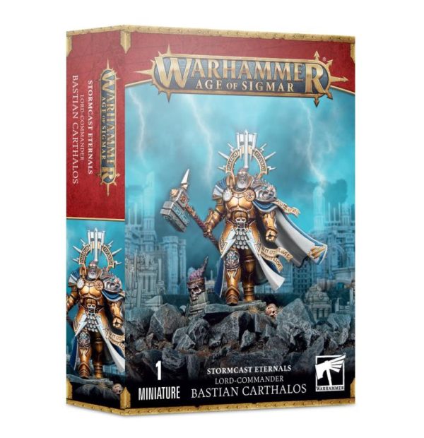 Games Workshop Age of Sigmar  Stormcast Eternals Lord-commander Bastian Carthalos - 99120218052 - 5011921154289