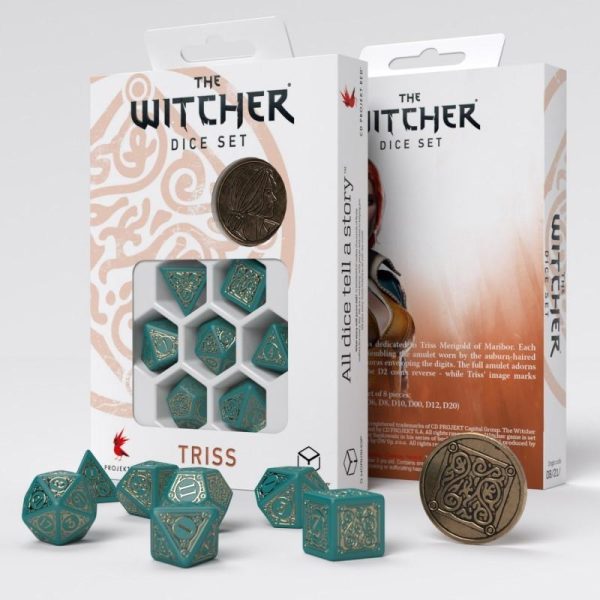 Q-Workshop   The Witcher Dice The Witcher Dice Set. Triss. The Beautiful Healer - SWTR97 -