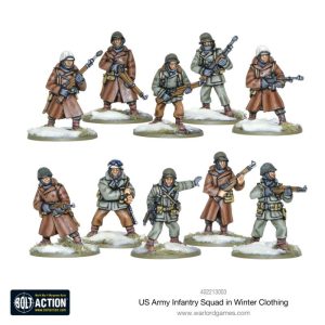 Bolt Action  United States of America (BA) US Army Infantry Squad in Winter Clothing - 402213003 - 5060393702528
