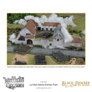 Warlord Games Black Powder Epic Battles  Black Powder Epic Battles Black Powder Epic Battles: Waterloo - La Haye Sainte Scenery Pack - 318810001 -