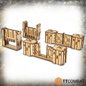 TTCombat   Iron Labrynth (28-32mm) Iron Labyrinth Doors - TTSCW-INH-051 - 5060570136801