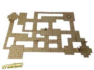 TTCombat   Fantasy Scenics (28-32mm) Dungeon Tile Set A - RPG001 - 5060504042840