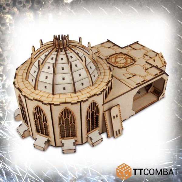 TTCombat   Sci Fi Gothic (28-32mm) Fortified Command Center - TTSCW-SFG-079 - 5060570134296