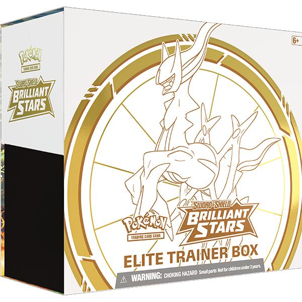Pokemon Pokemon - Trading Card Game  Pokemon Pokemon TCG: Sword & Shield 9 Brilliant Stars Elite Trainer Box - POK85012 - 820650850127