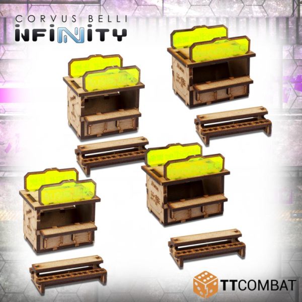 TTCombat   Infinity Terrain (TTCombat) Food Stalls  - TTSCW-SFU-060 - 5060570135361