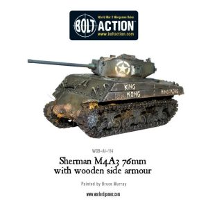 Warlord Games (Direct) Bolt Action  United States of America (BA) US Sherman M4A3 (76mm) with wooden armour - WGB-AI-114 -