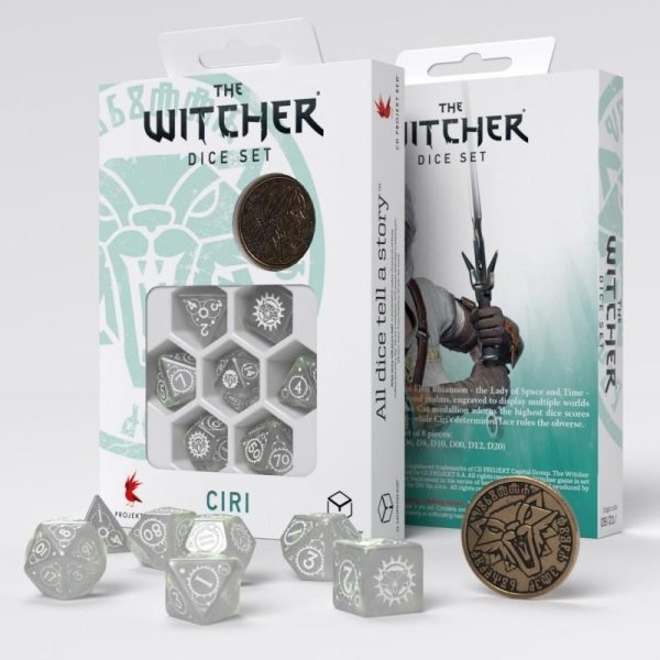 Q-Workshop   The Witcher Dice Witcher Dice Set. Ciri. The Lady of Space and Time - SWCI4P -