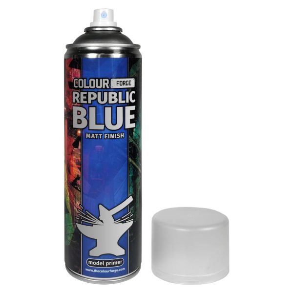 The Colour Forge   Spray Paint Colour Forge Republic Blue Spray (500ml) - TCF-SPR-016 - 5060843101291