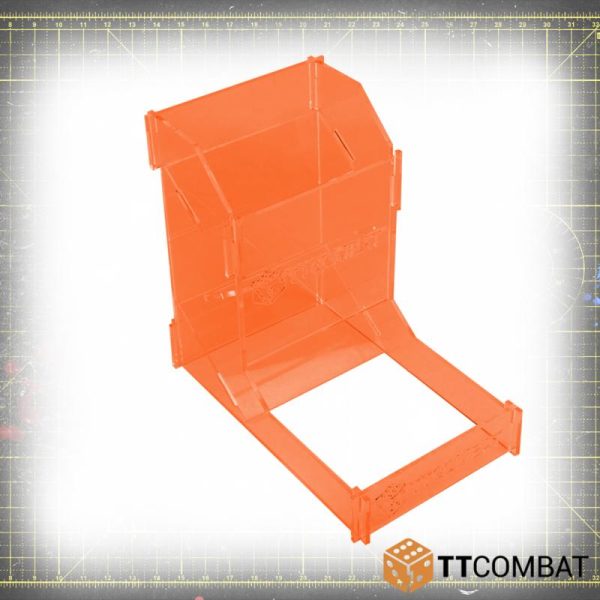 TTCombat   Dice Accessories Deluxe Dice Tower (Orange) - TTSCW-HBA-002-orange -
