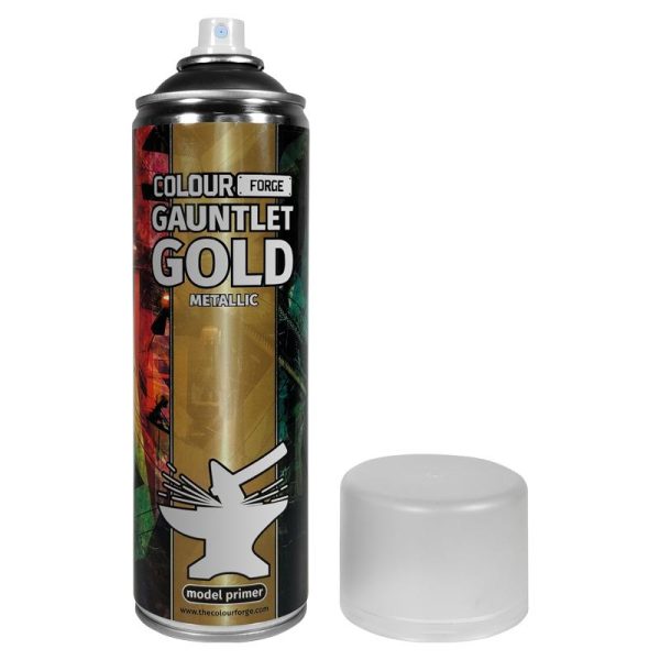 The Colour Forge   Spray Paint Colour Forge Gauntlet Gold Spray (500ml) - TCF-SPR-019 - 5060843101321