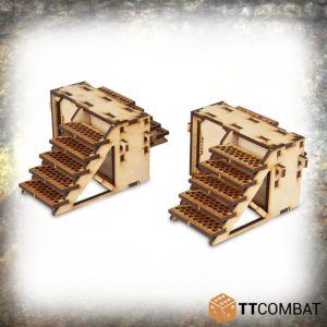 TTCombat   Iron Labrynth (28-32mm) Iron Labyrinth Stairs - TTSCW-INH-052 - 5060570136818