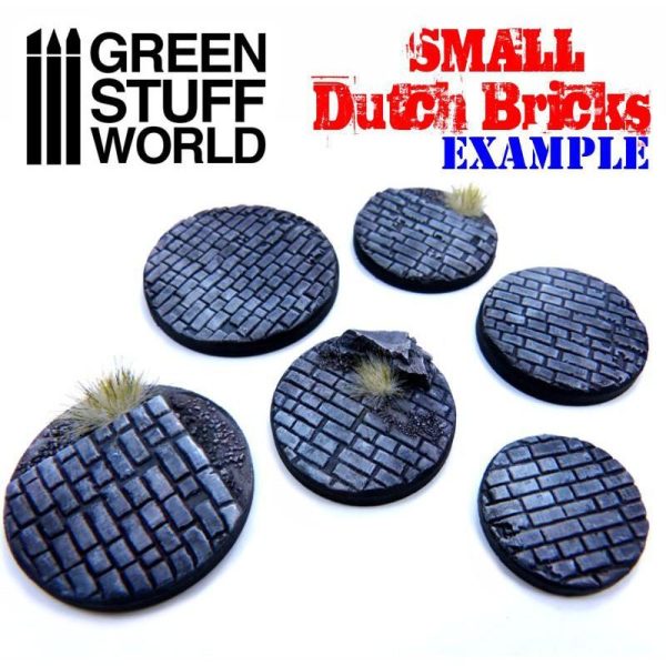 Green Stuff World   Rolling Pins Rolling Pin SMALL DUTCH BRICKS - 8436574500196ES - 8436574500196