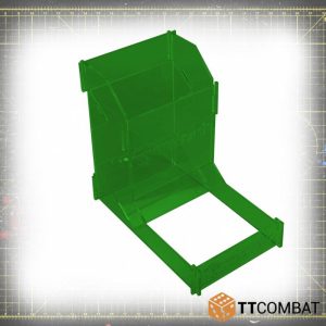 TTCombat   Dice Accessories Deluxe Dice Tower (Green) - TTSCW-HBA-002-green -