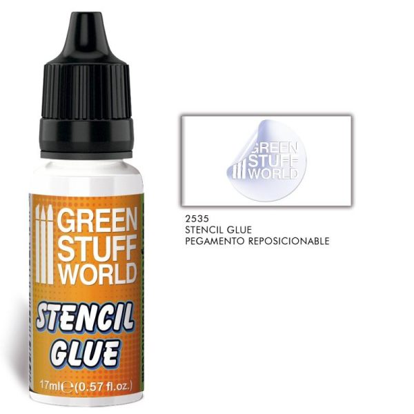 Green Stuff World   Specialist Paints Repositionable Stencil Glue - 8436574508949ES - 8436574508949