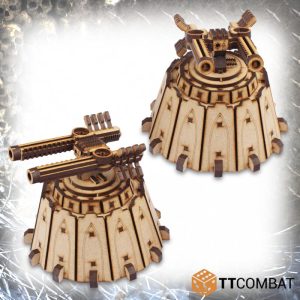 TTCombat   Sci Fi Gothic (28-32mm) Gun Silos - TTSCW-SFG-098 - 5060570137433