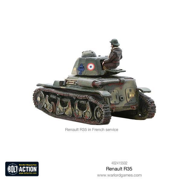 Warlord Games Bolt Action  France (BA) French Renault R-35 Tank - 402415502 - 5060200845653