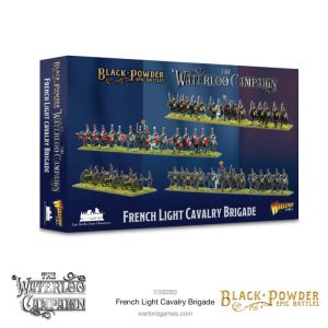Warlord Games Black Powder Epic Battles  Black Powder Epic Battles Black Powder Epic Battles: Waterloo - French Light Cavalry Brigade - 312002002 -