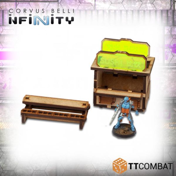 TTCombat   Infinity Terrain (TTCombat) Food Stalls  - TTSCW-SFU-060 - 5060570135361