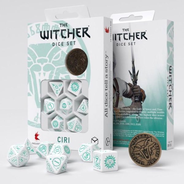 Q-Workshop   The Witcher Dice The Witcher Dice Set. Ciri - The Law of Surprise - SWCI4Q -