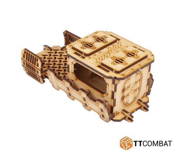 TTCombat   Industrial Hive (28-32mm) Sector 1 Half Covered Walkway - TTSCW-INH-027 - 5060570133374
