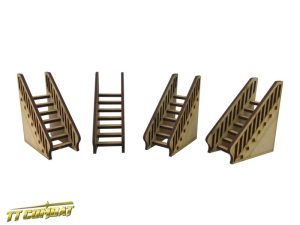 TTCombat   Old Town (28-32mm) Stair Set (4) - OTS012 - 5060504040846