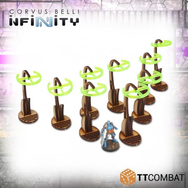 TTCombat   Infinity Terrain (TTCombat) Streetlight Set - TTSCW-SFU-062 - 5060570135842