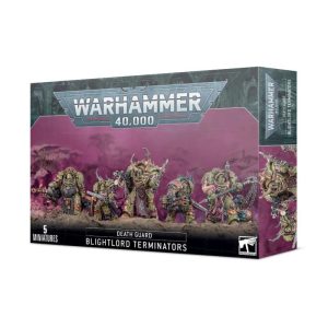 Games Workshop Warhammer 40,000  Death Guard Death Guard Blightlord Terminators - 99120102124 - 5011921153534