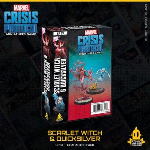 Atomic Mass Marvel Crisis Protocol  Marvel: Crisis Protocol Marvel Crisis Protocol: Scarlet Witch & Quicksilver - CP63 - 841333113216