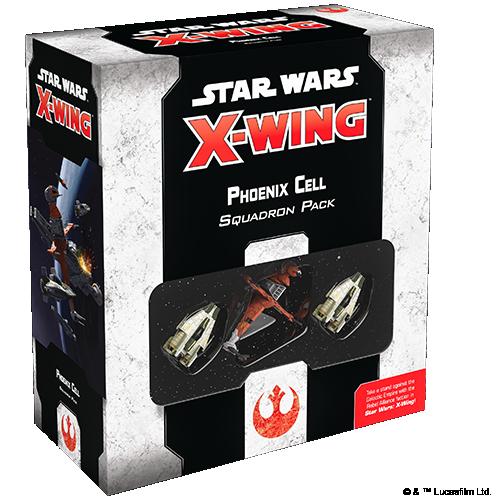 Fantasy Flight Games Star Wars: X-Wing  The Rebel Alliance - X-wing Star Wars X-Wing: Phoenix Cell Squadron Pack - FFGSWZ83 - 841333111946
