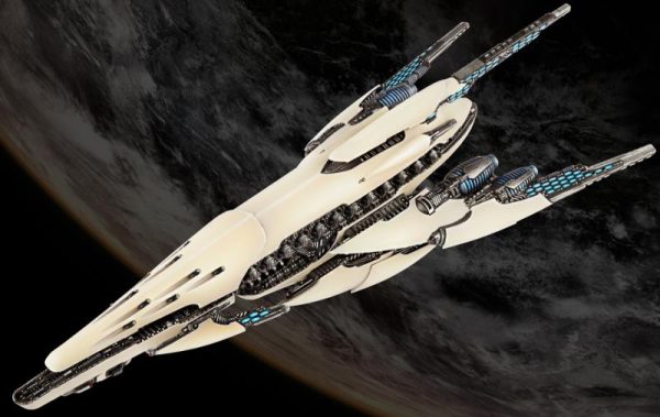 TTCombat Dropfleet Commander  Post-Human Republic Fleet PHR Heracles/Minos Battleship - HDF-24001 - 7407817723758