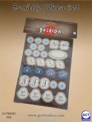 GCT Studios Bushido  Bushido Essentials Bushido Token Set (Punch Board) - GCTBAND005 - 654469516222