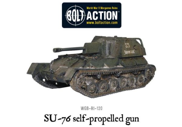 Warlord Games Bolt Action  Soviet Union (BA) SU-76 Self Propelled Gun - WGB-RI-120 - 5060200846797