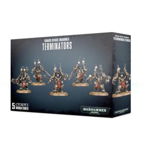 Games Workshop Warhammer 40,000  Chaos Space Marines Chaos Space Marine Terminator Squad - 99120102171 - 5011921114467