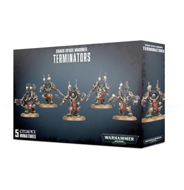 Games Workshop Warhammer 40,000  Chaos Space Marines Chaos Space Marine Terminator Squad - 99120102171 - 5011921178247