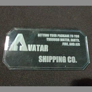 TTCombat   Sci Fi Scenics (28-32mm) Sign F (Avatar Shipping Co.) with stand - SFU025 -