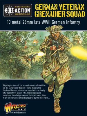Warlord Games Bolt Action  Germany (BA) Veteran Grenadier Squad - WGB-WM-06 - 5060393701385