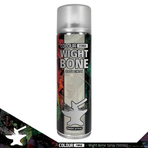 The Colour Forge   Spray Paint Colour Forge Wight Bone Spray (500ml) - TCF-SPR-007 - 5060843101215