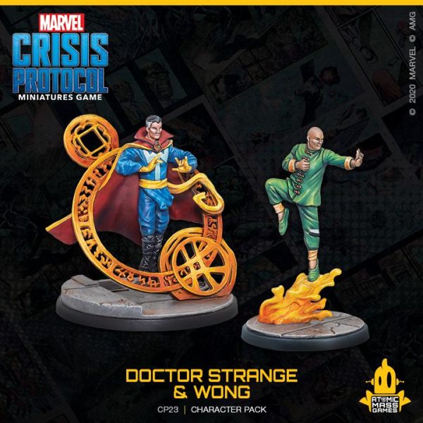 Atomic Mass Marvel Crisis Protocol  Marvel: Crisis Protocol Marvel Crisis Protocol: Doctor Strange & Wong Character Pack - CP23 - 841333108663