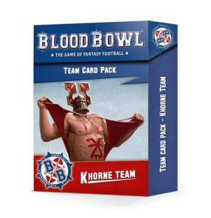 Games Workshop Blood Bowl  Blood Bowl Blood Bowl: Khorne Team Card Pack - 60050999003 - 5011921131846